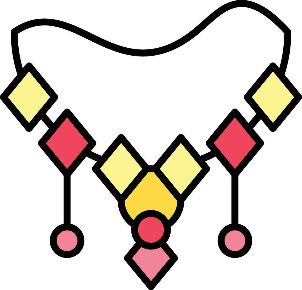 icono de vector de collar