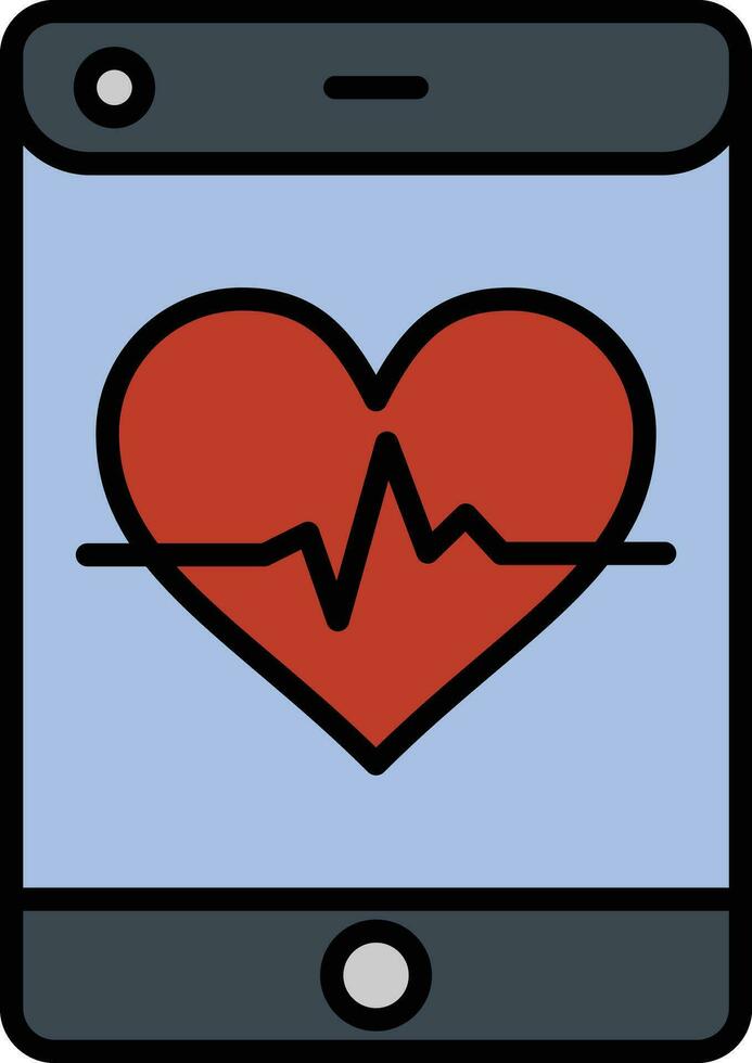 Heartbeak Vector Icon
