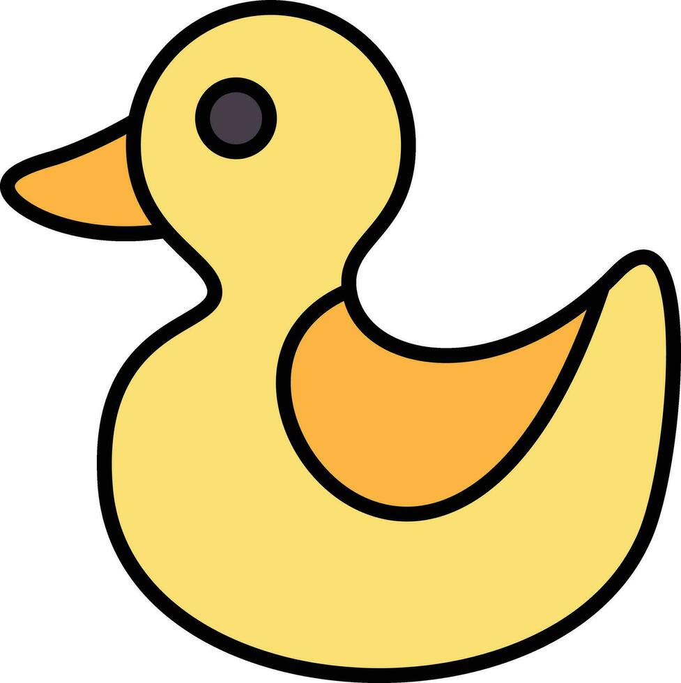 Rubber Duck Vector Icon