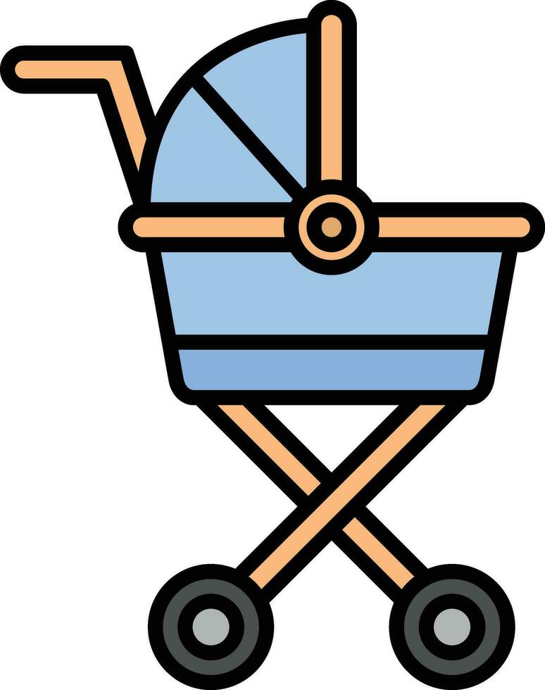 Stroller Vector Icon