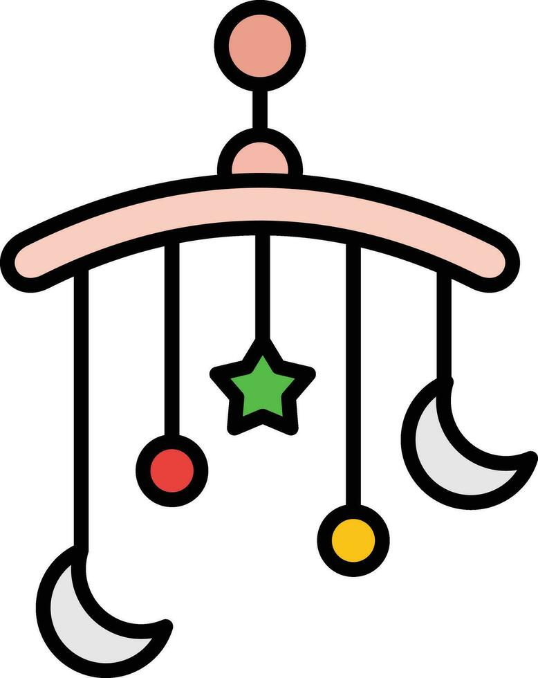 Baby Mobile Vector Icon