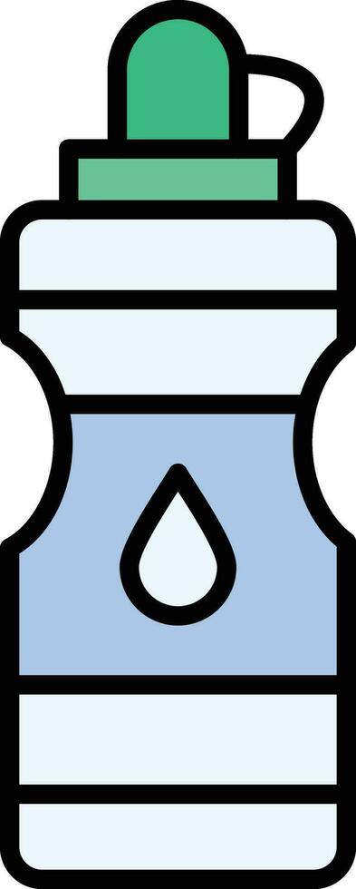 icono de vector de botella de agua