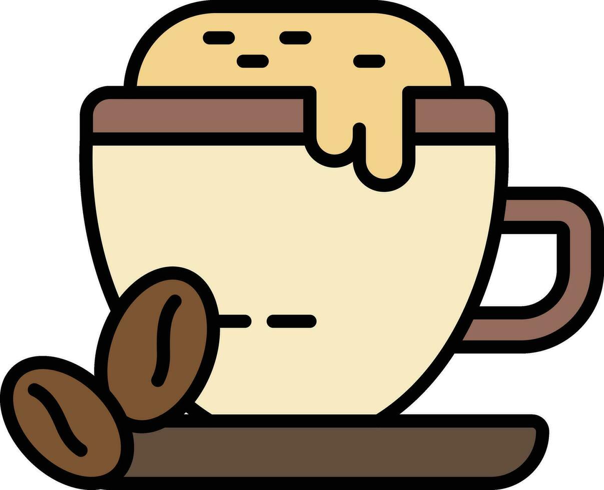 Coffee Latte Vector Icon