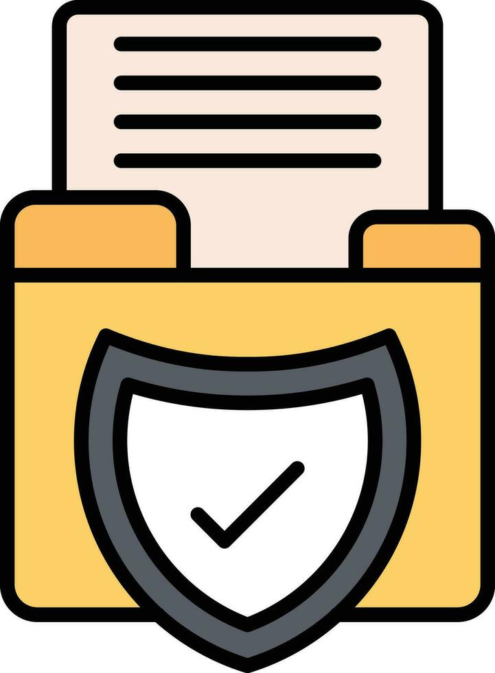 Secured Backup Vector Icon