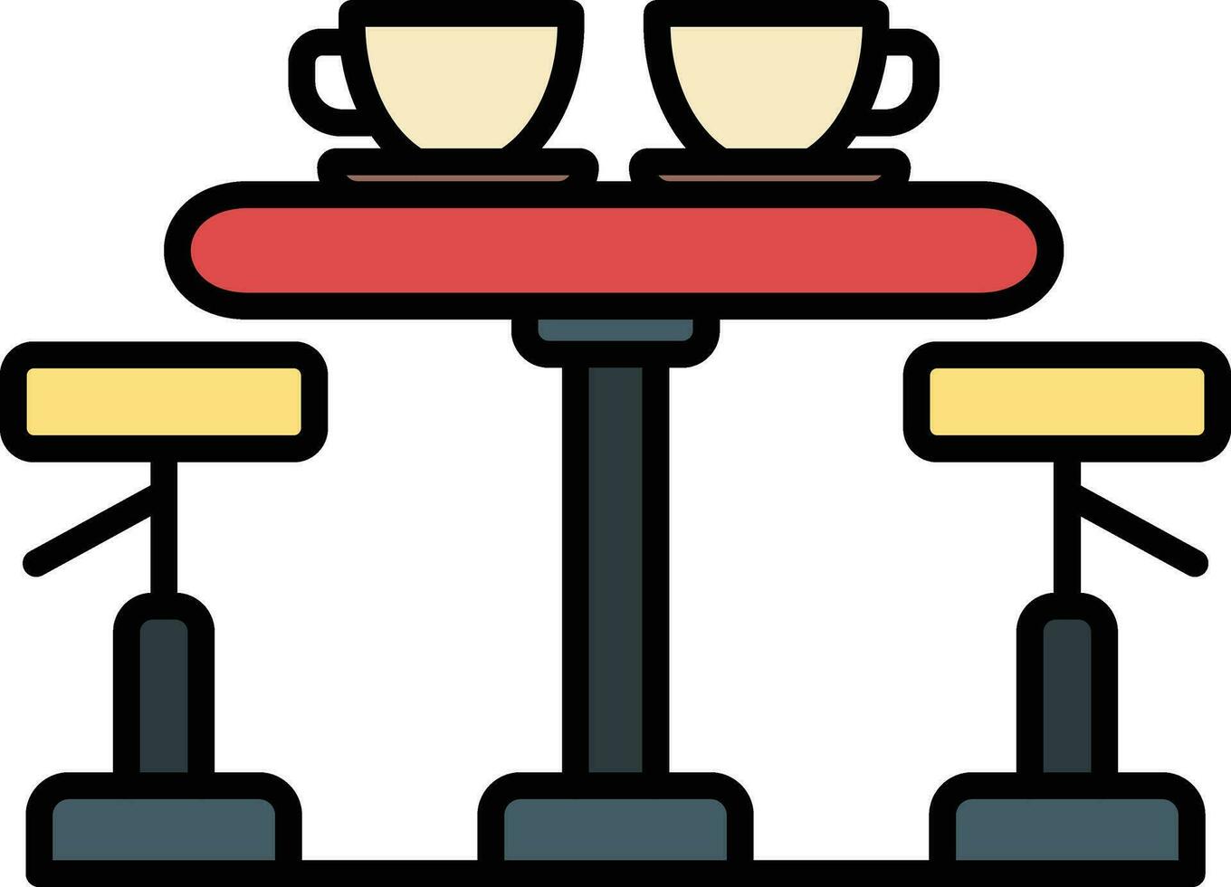 Coffee Table Vector Icon