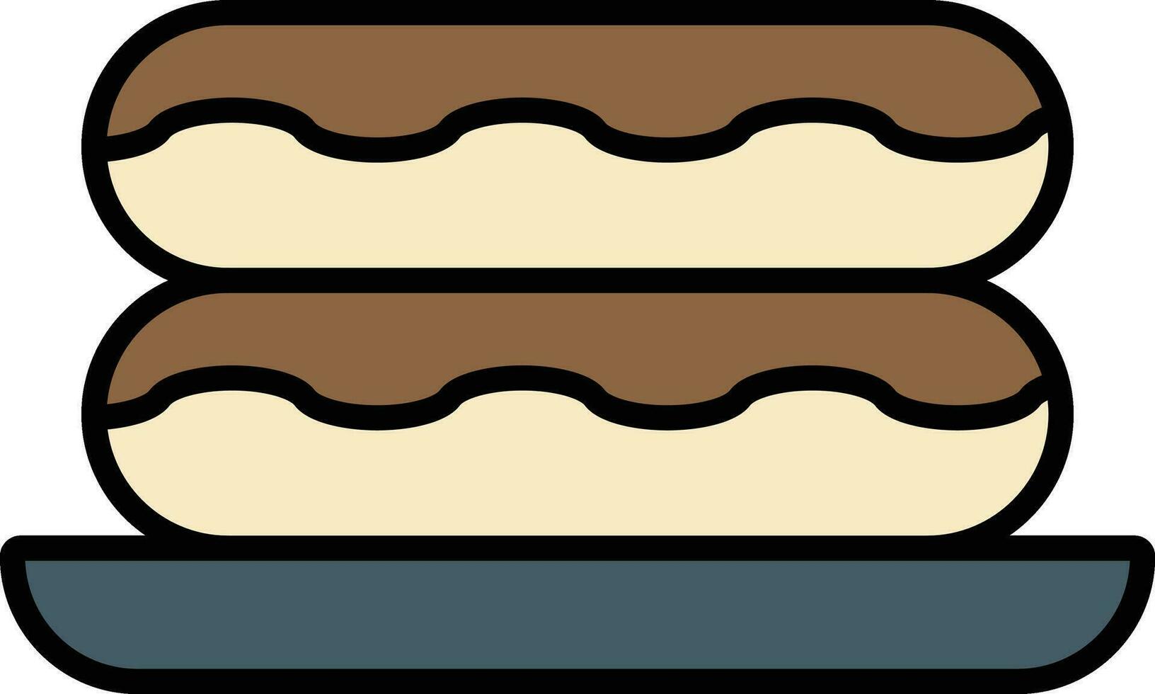 Eclair Vector Icon