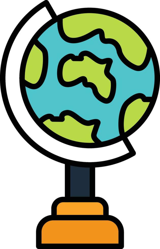 Globe Stand Vector Icon