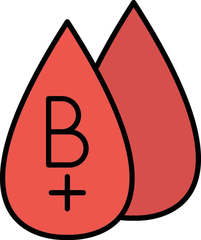 Blood Types Vector Icon