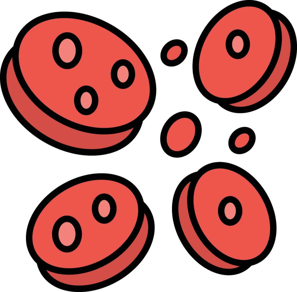 hematología vector icono