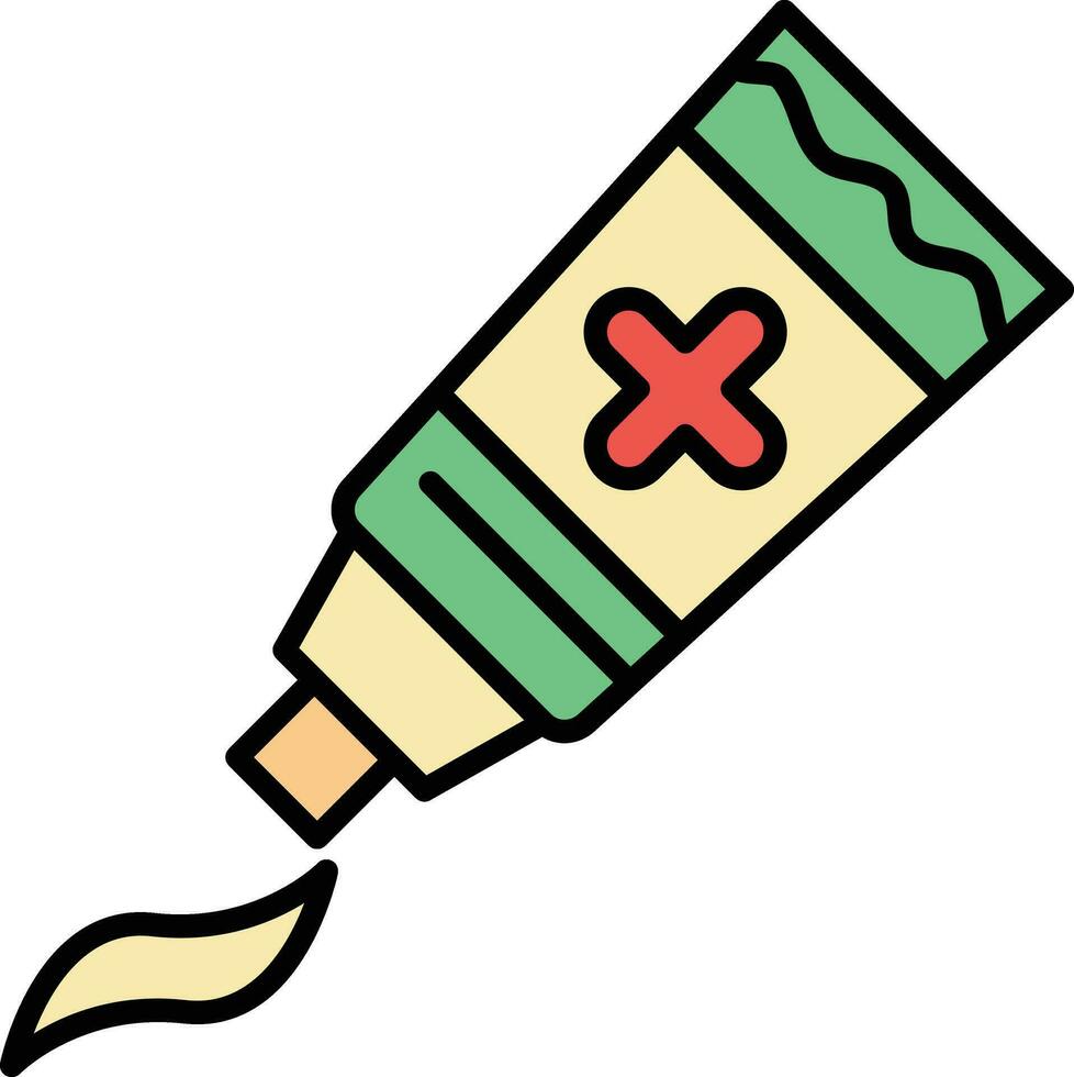 Ointment Tube Vector Icon