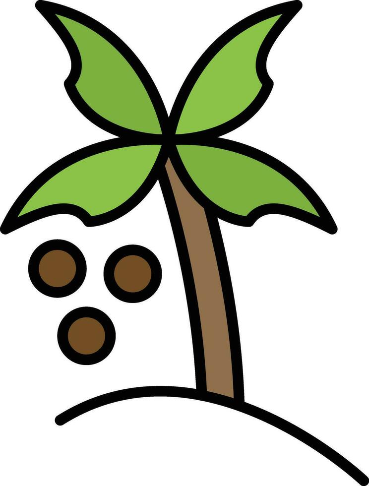 Palm Oil Vector Icon