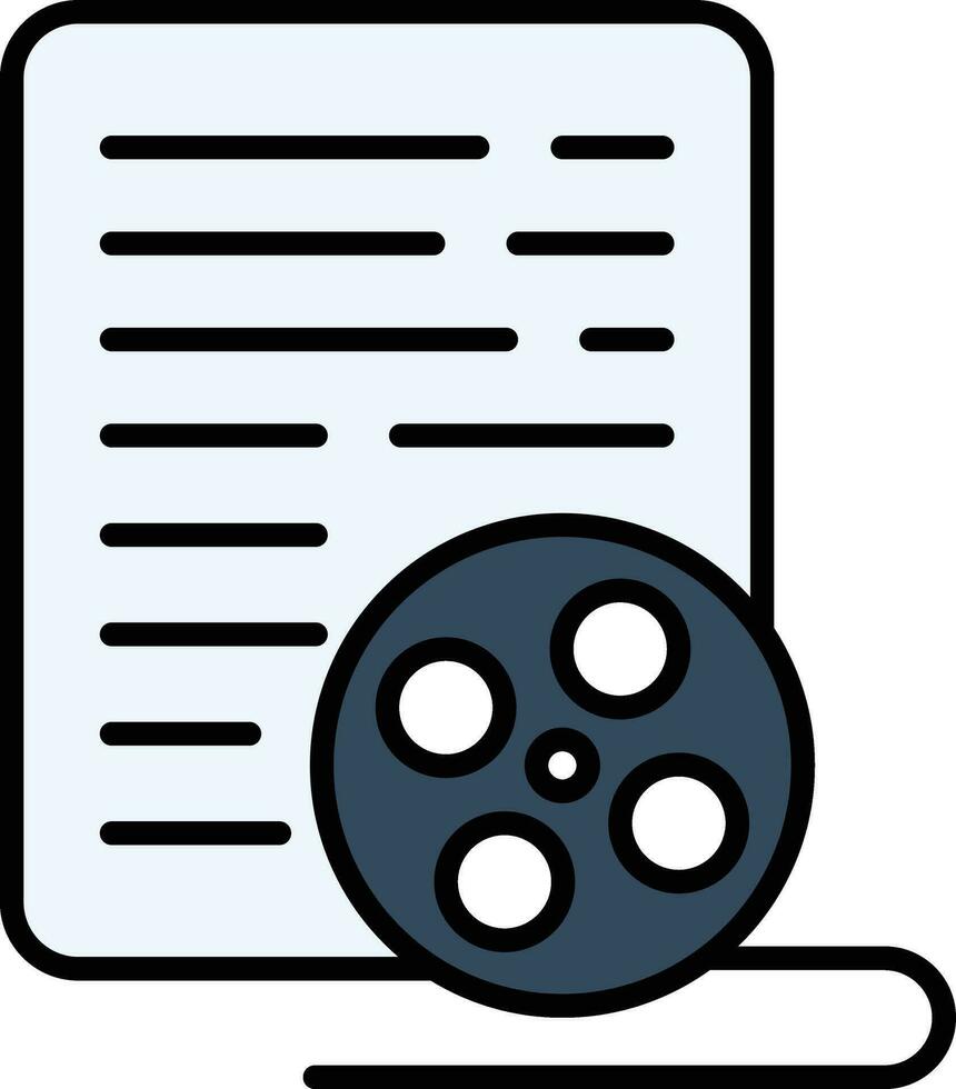 Screenwriting Vector Icon