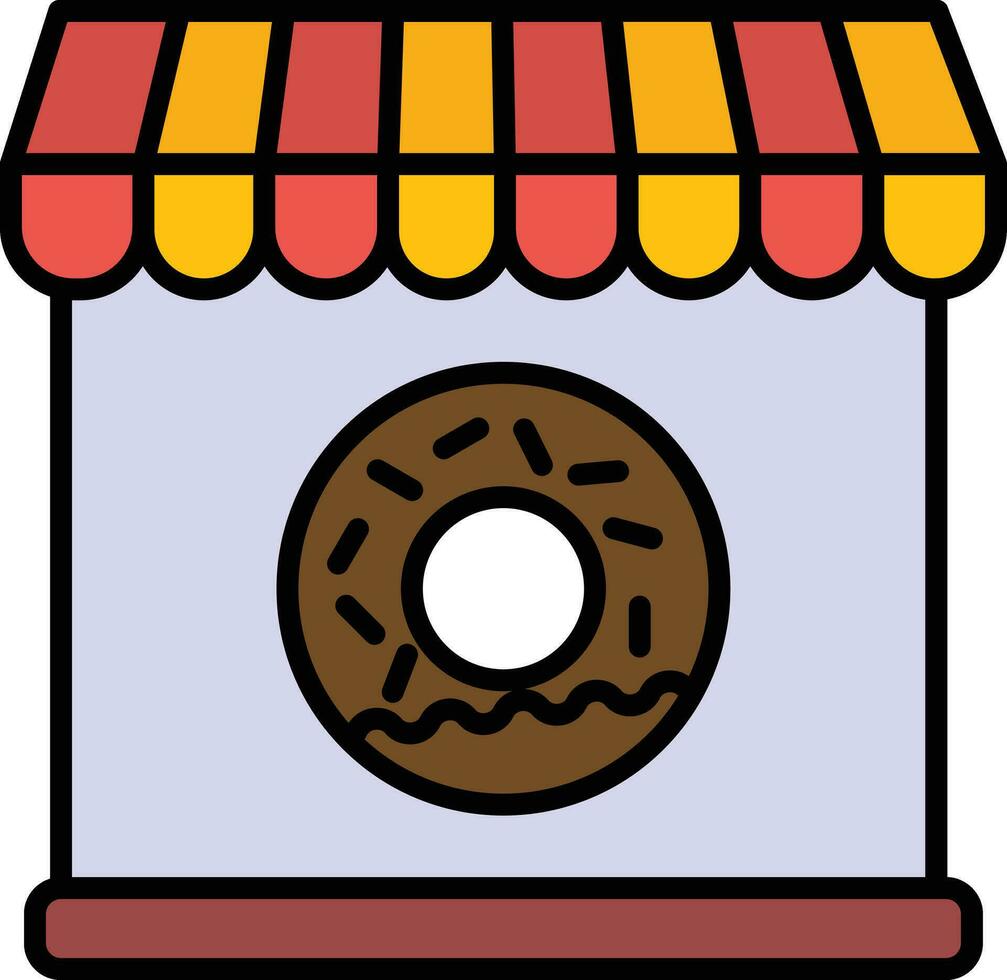 Donut Shop Vector Icon