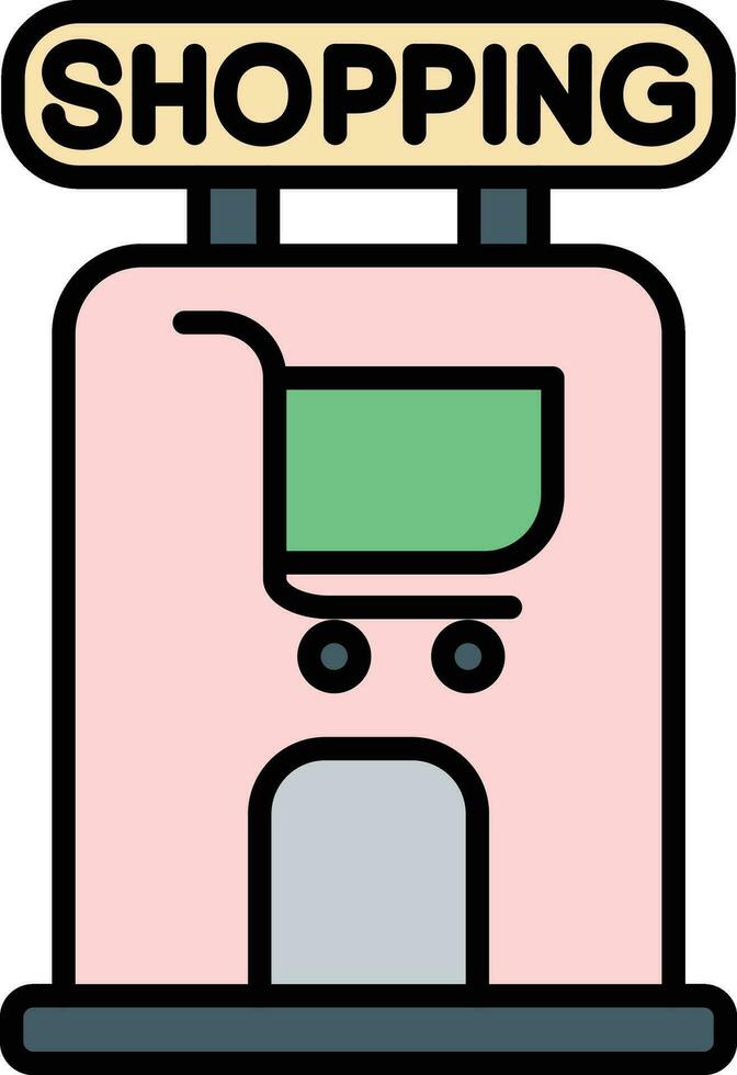 Shopping Center Vector Icon