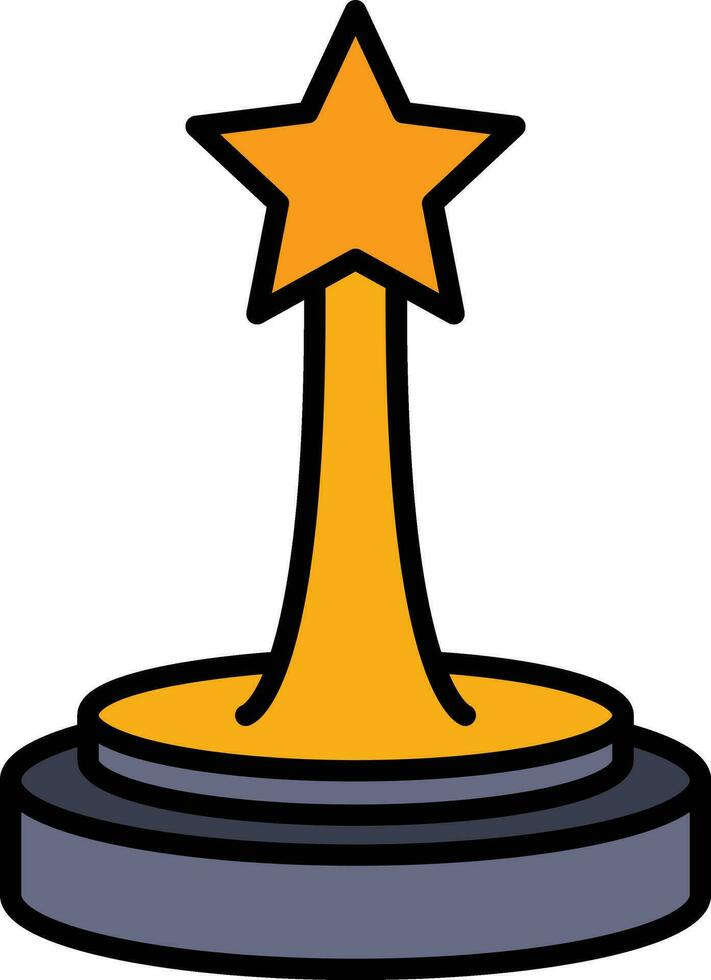 oscar premio vector icono