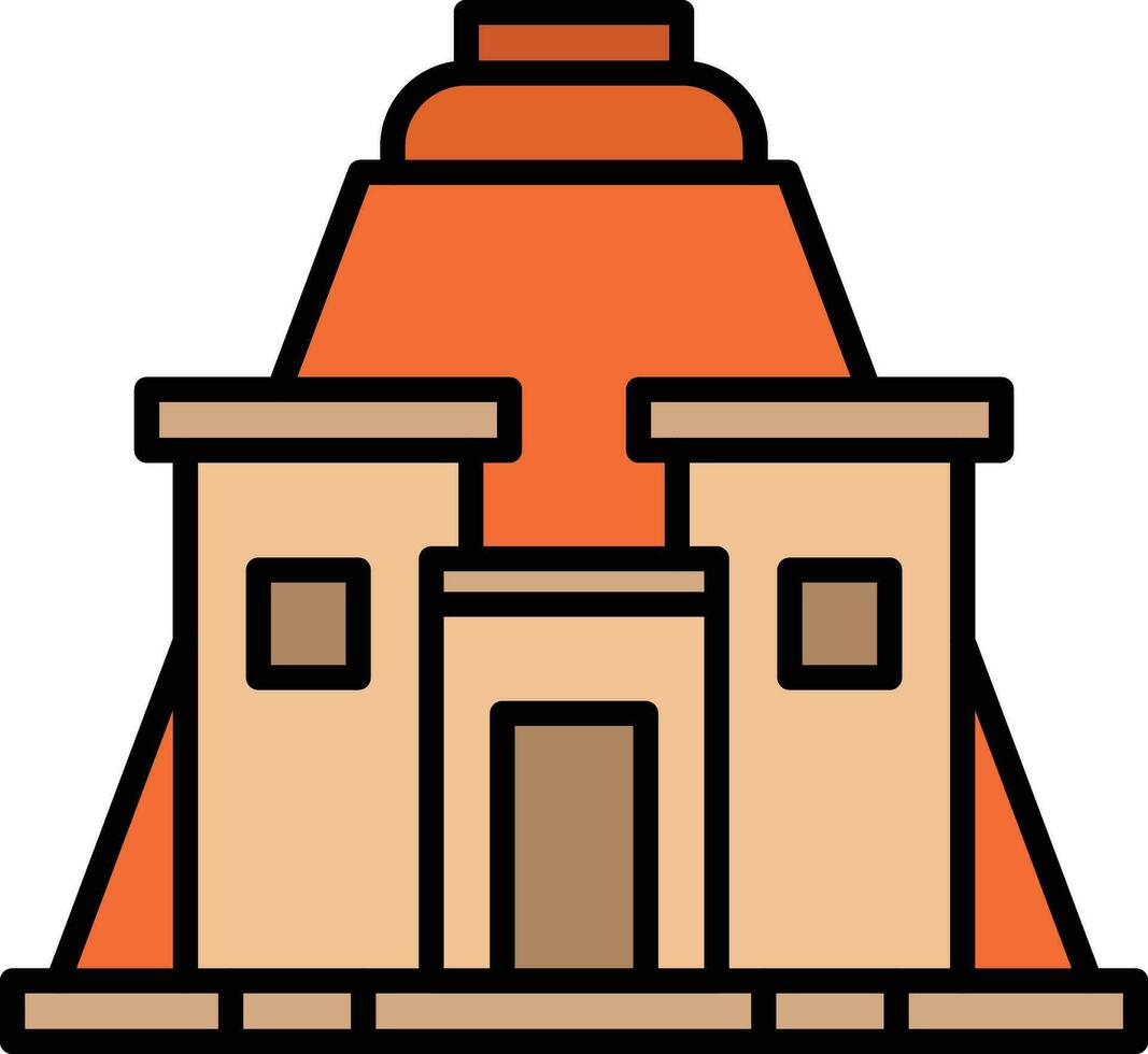 Nubian Pyramids Vector Icon