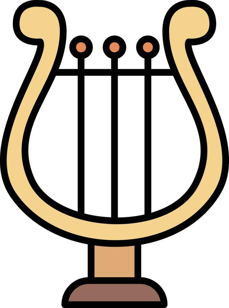 Lyre Vector Icon