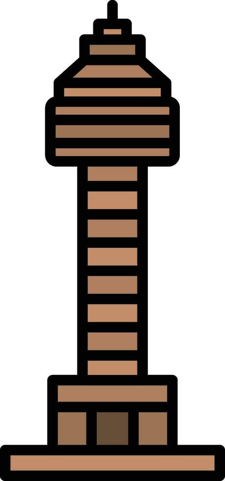 Trajans Column Vector Icon