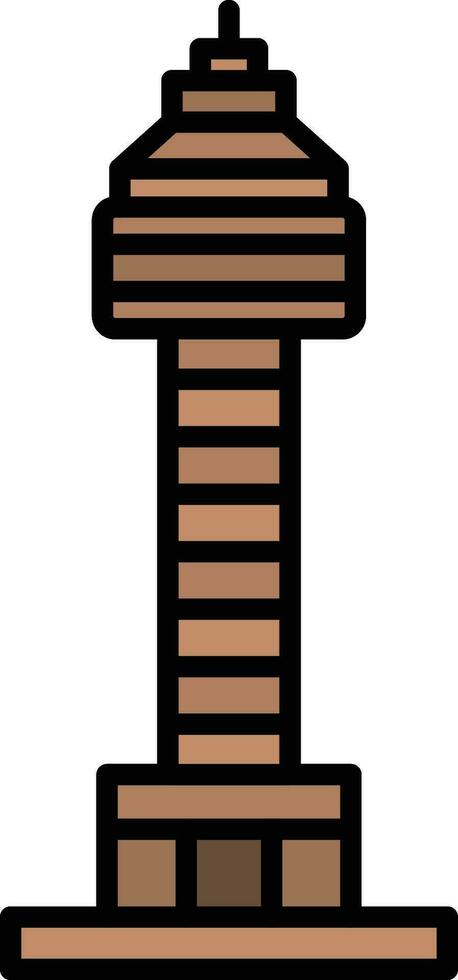 trajans columna vector icono