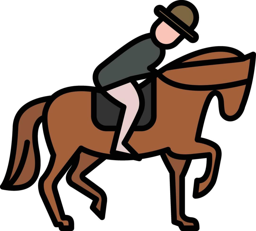 Horse Rider Vector Icon 30383018 Vector Art at Vecteezy