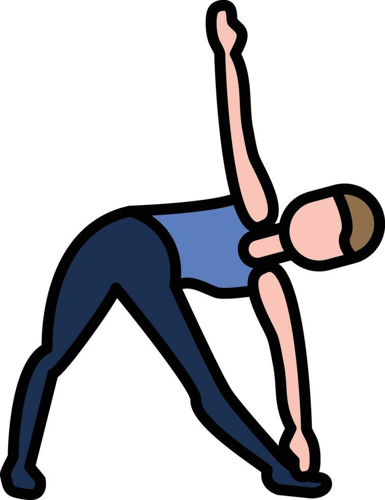 Extended Pose Vector Icon