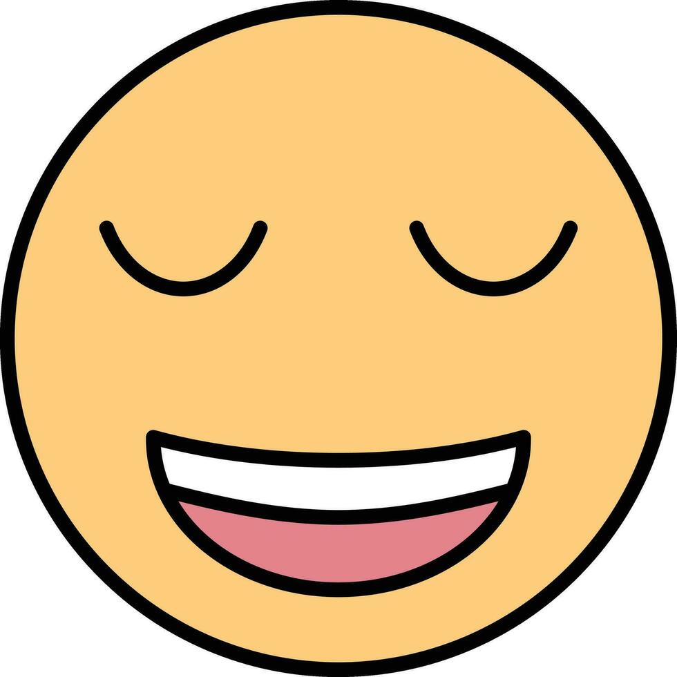 Grinning Face Vector Icon