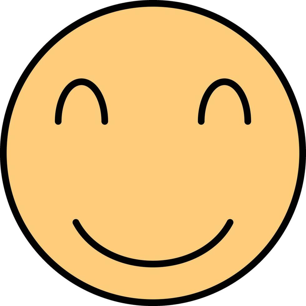 Smiling Face Vector Icon