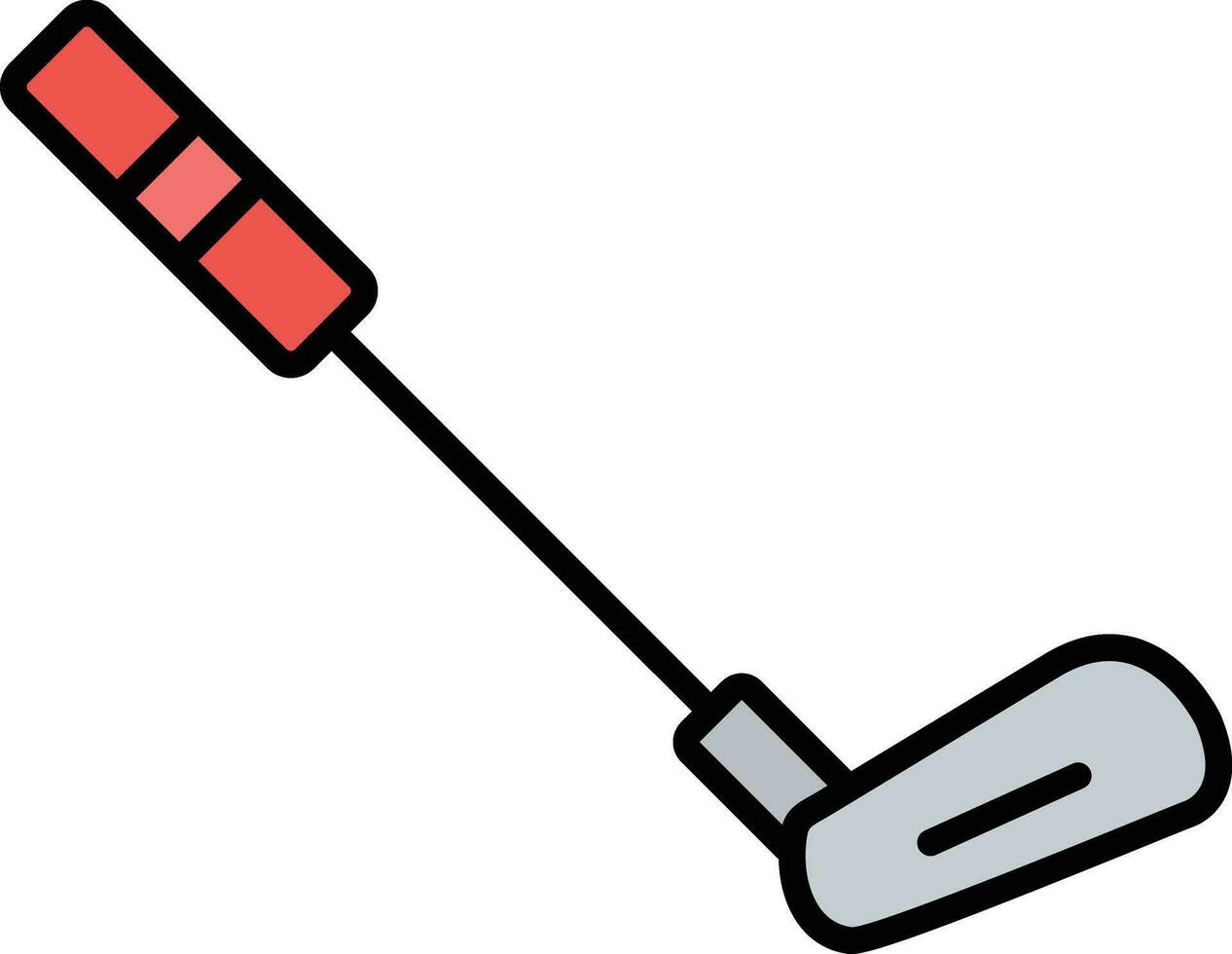 Golf Sticks Vector Icon