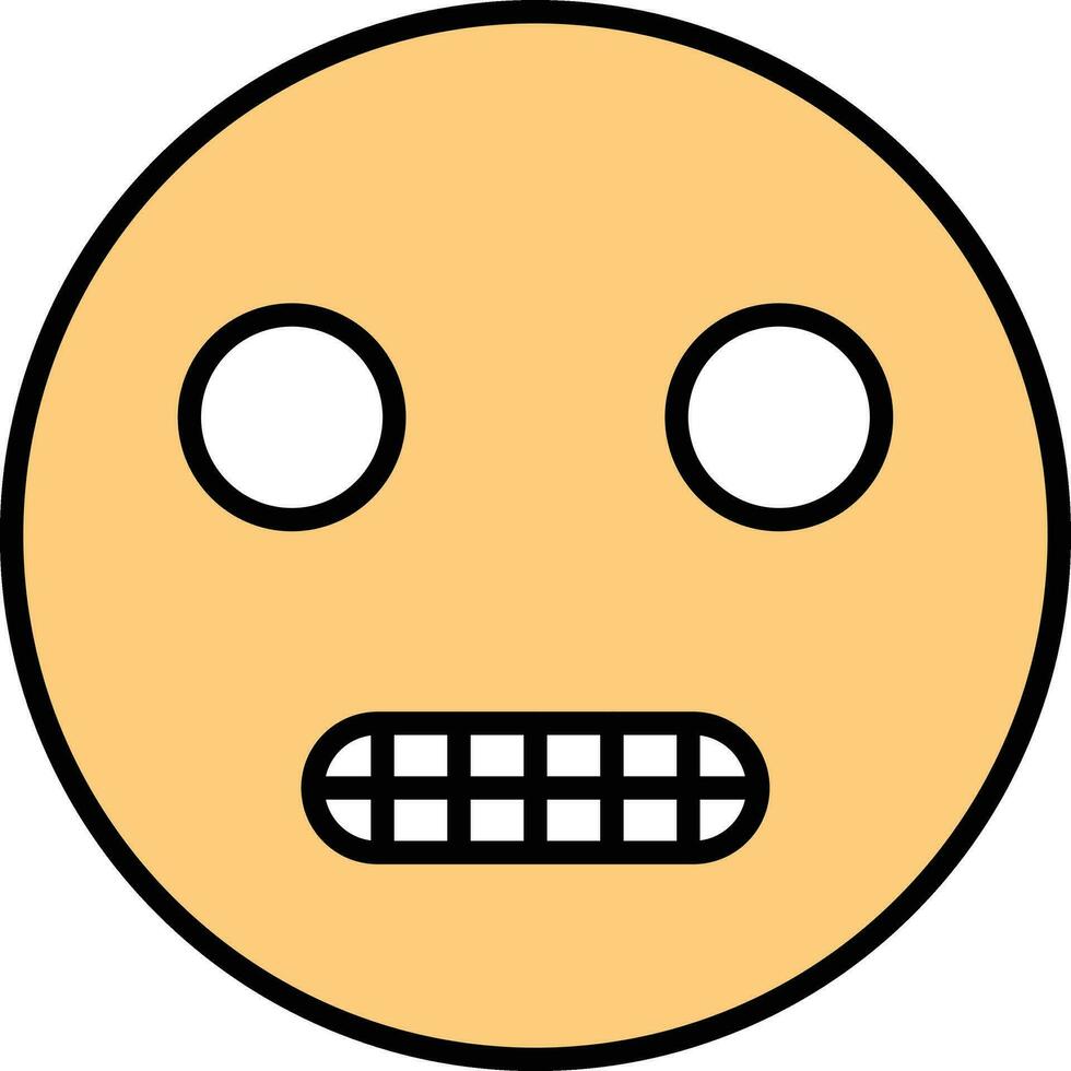 Grimacing Face Vector Icon