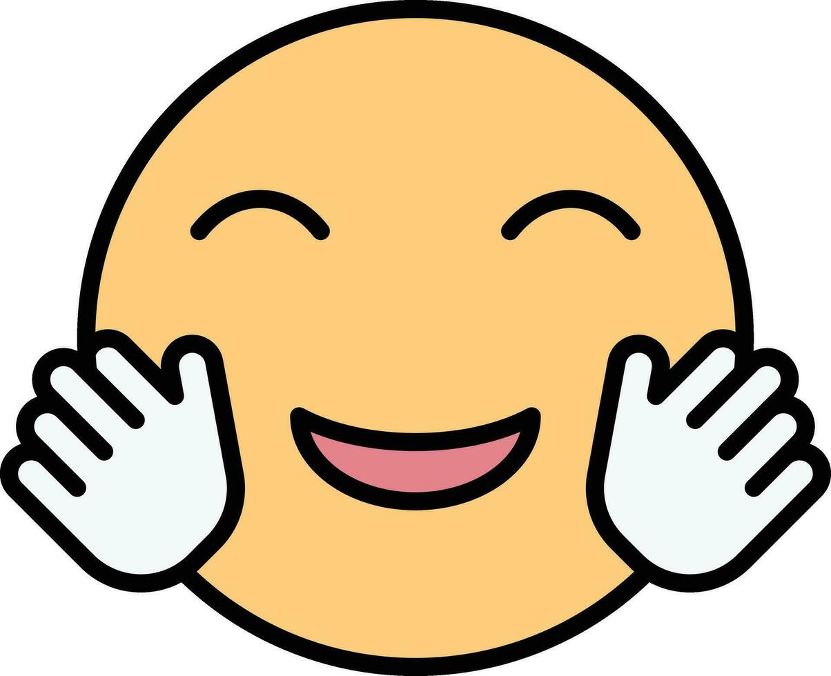 Hugging Face Vector Icon