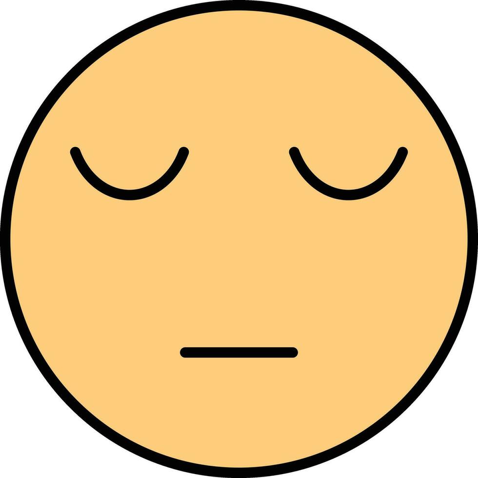 Pensive Face Vector Icon