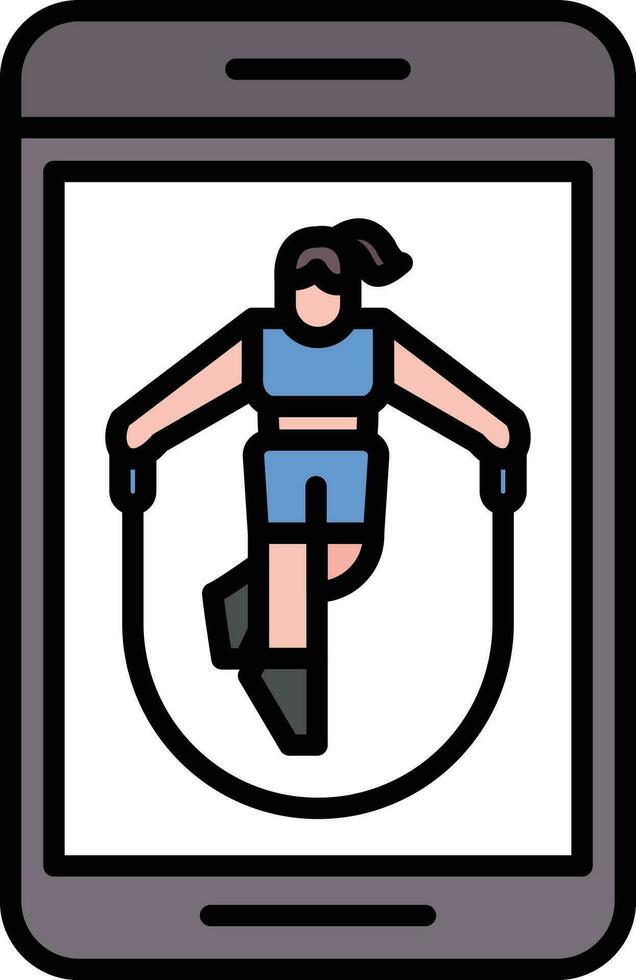 Jumping Jack Vector Icon