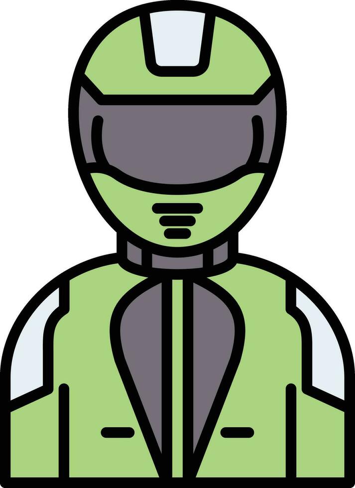 Racer Vector Icon