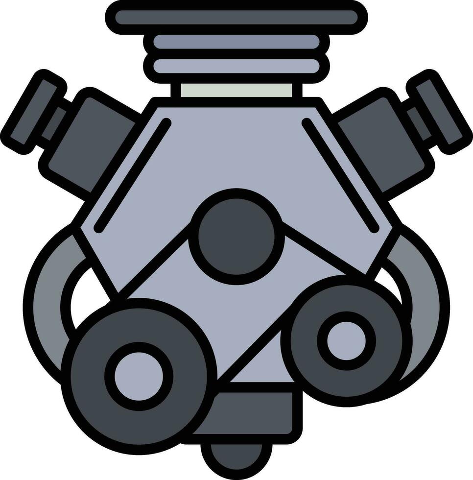 Car Engine Vector Icon