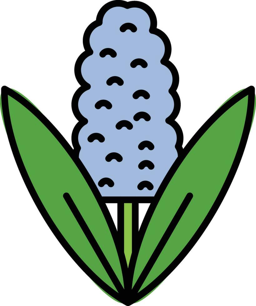 Hyacinth Vector Icon