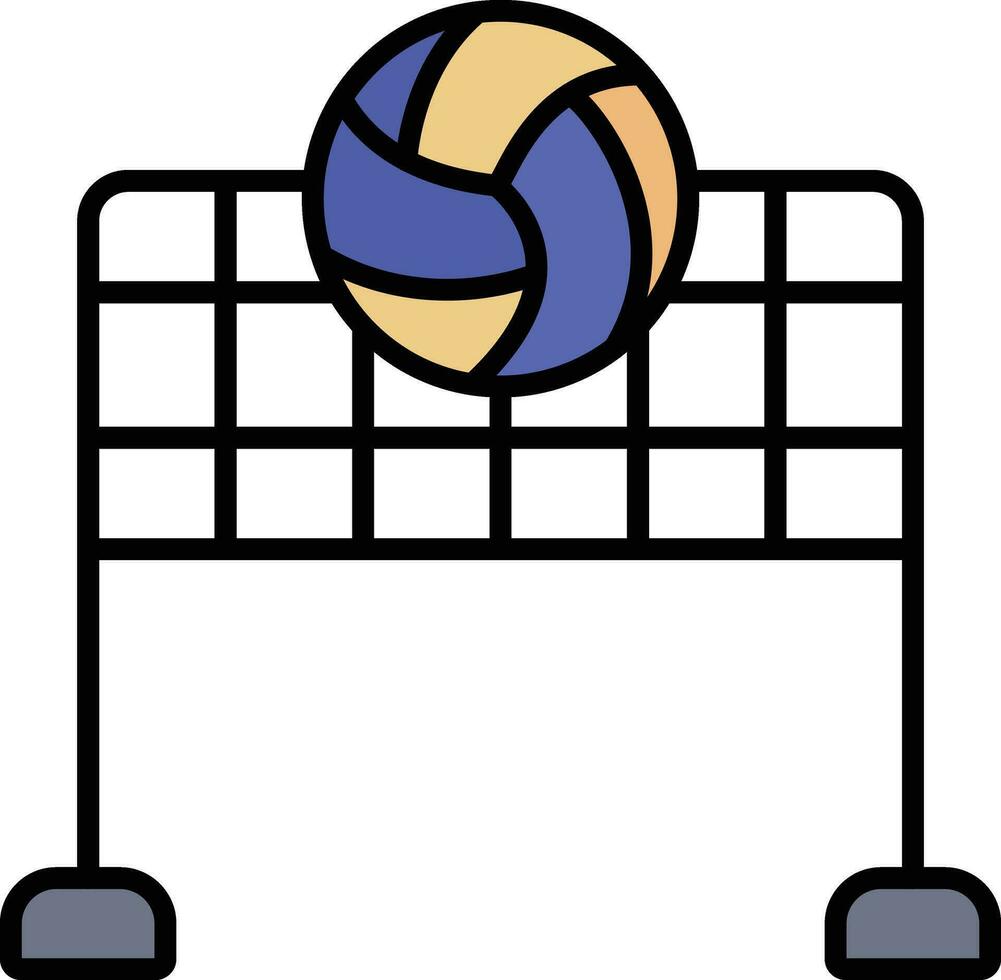 icono de vector de voleibol