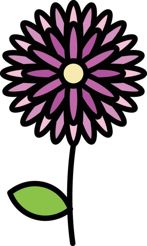 Chrysanthemum Vector Icon