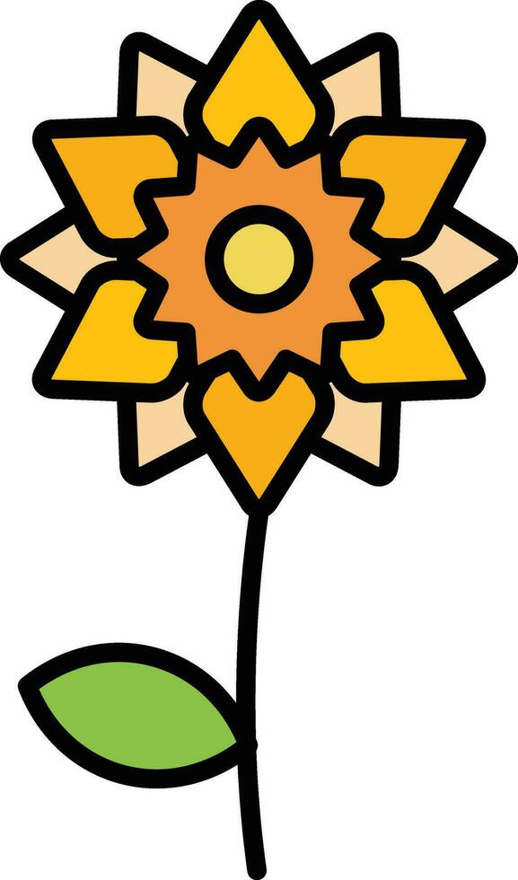 Daffodil Vector Icon