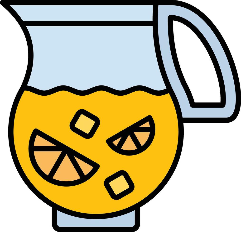 limonada jarra vector icono