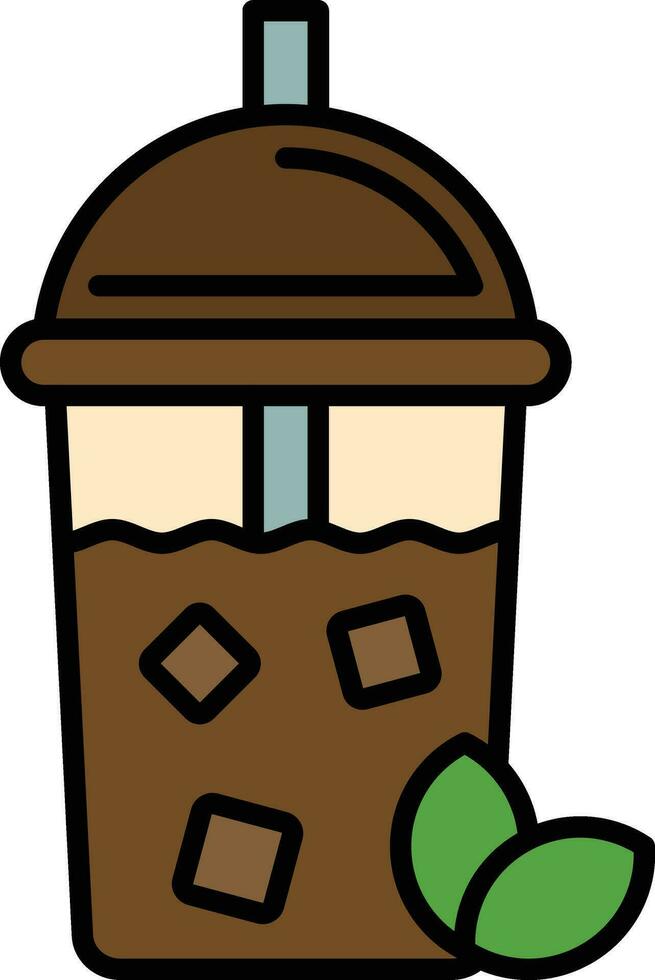 Ice Tea Vector Icon