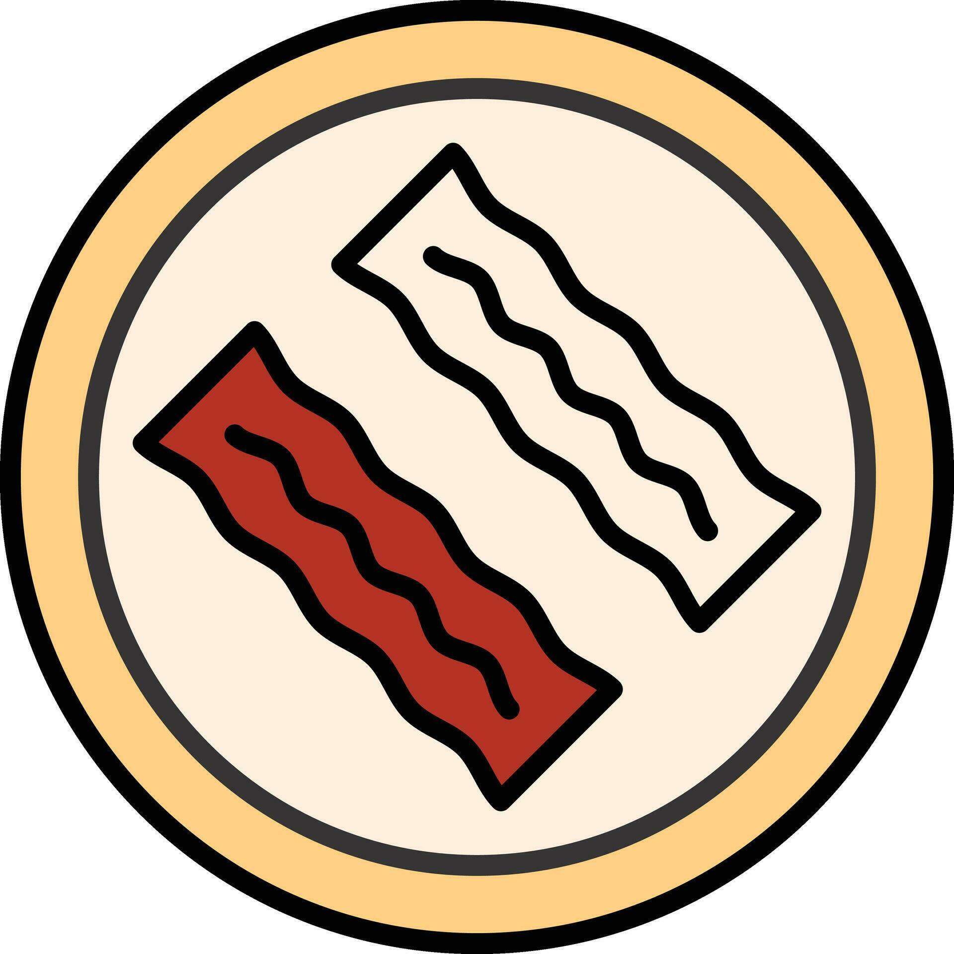 Bacon Vector Icon 30383494 Vector Art at Vecteezy