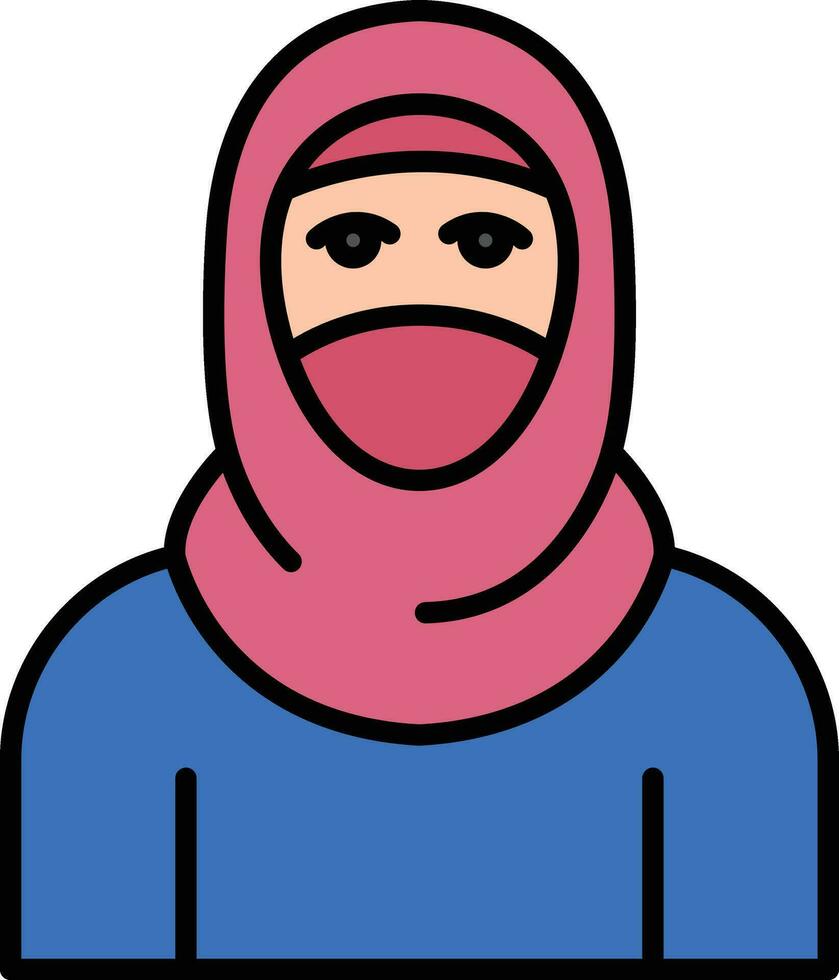 Hijab Vector Icon