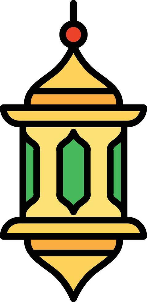 Arabian Lantern Vector Icon