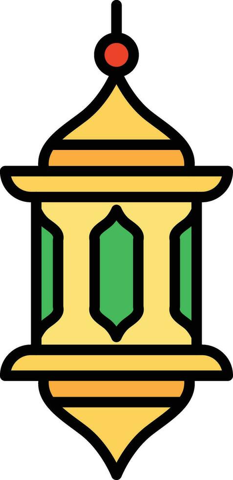 Arabian Lantern Vector Icon