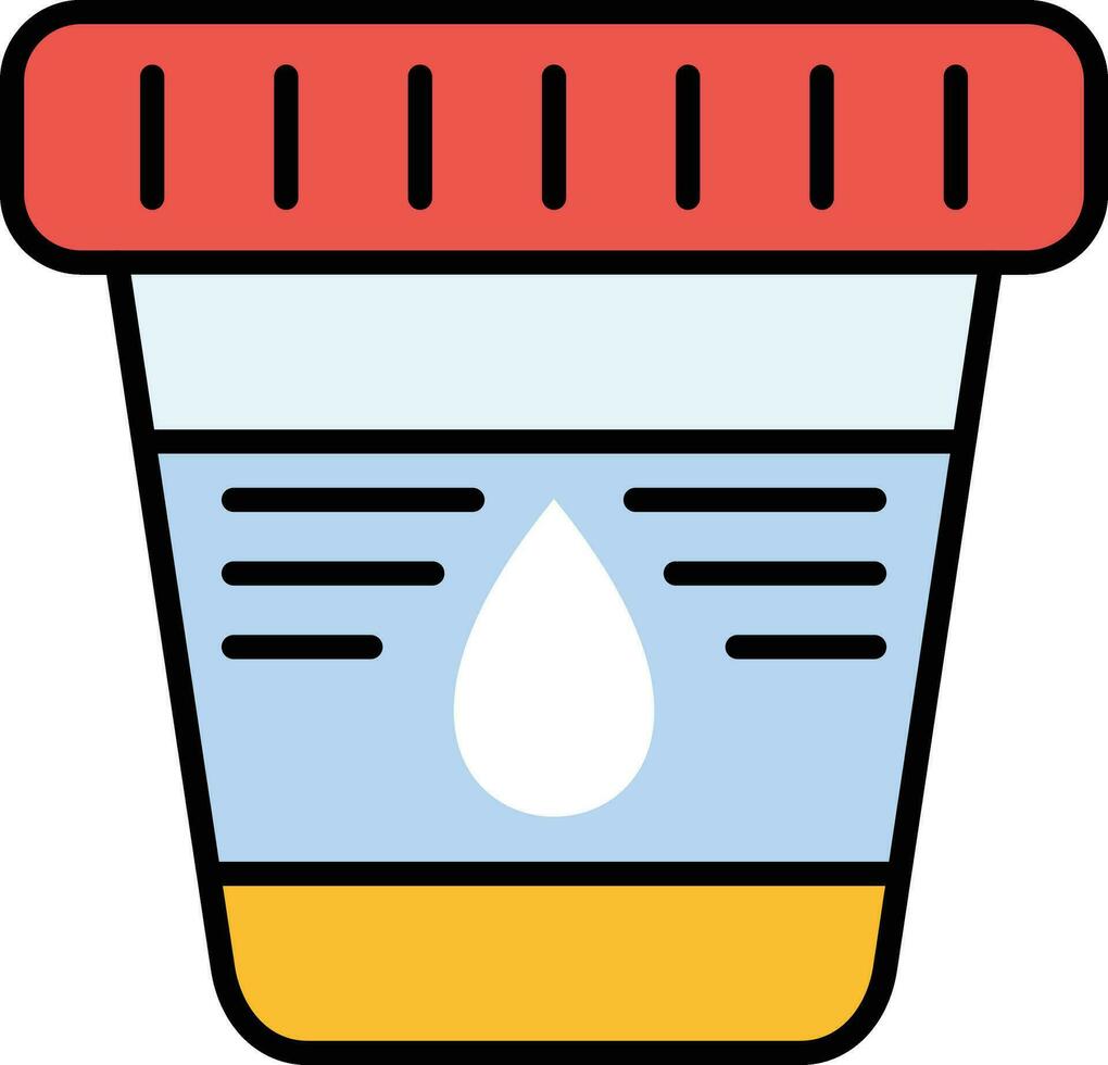 Urine Test Vector Icon