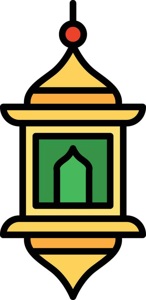 Arabic Lamp Vector Icon