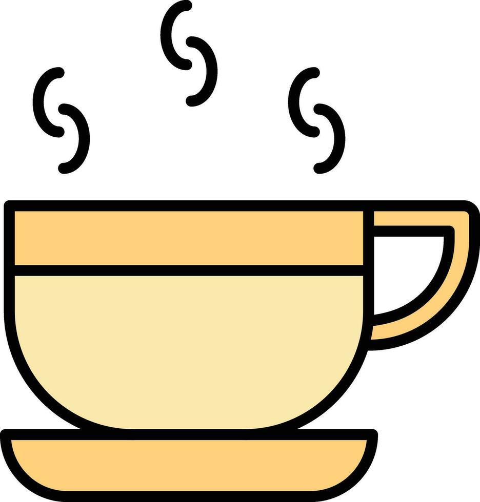icono de vector de tazas de café