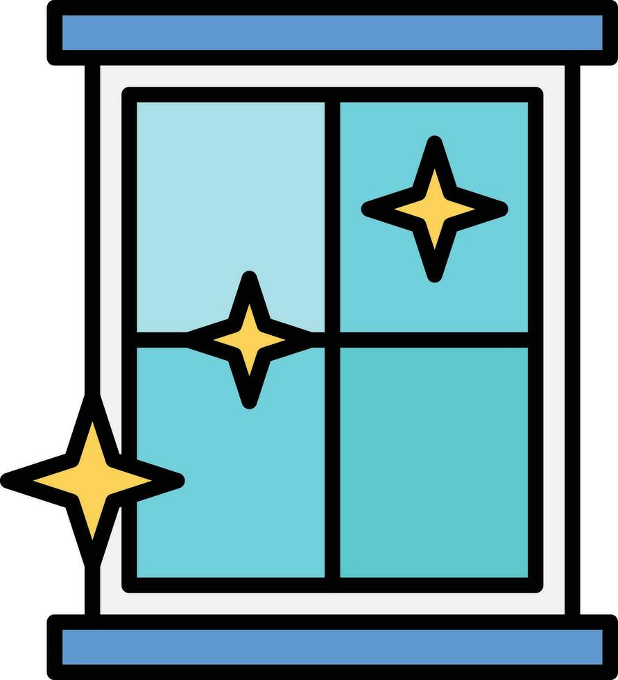 Clean Window Vector Icon