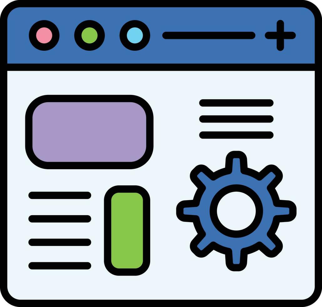 Code Setting Vector Icon
