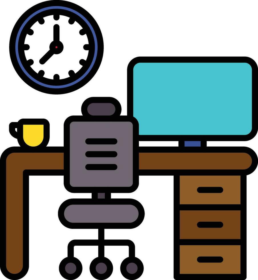 Working Hours Vector Icon